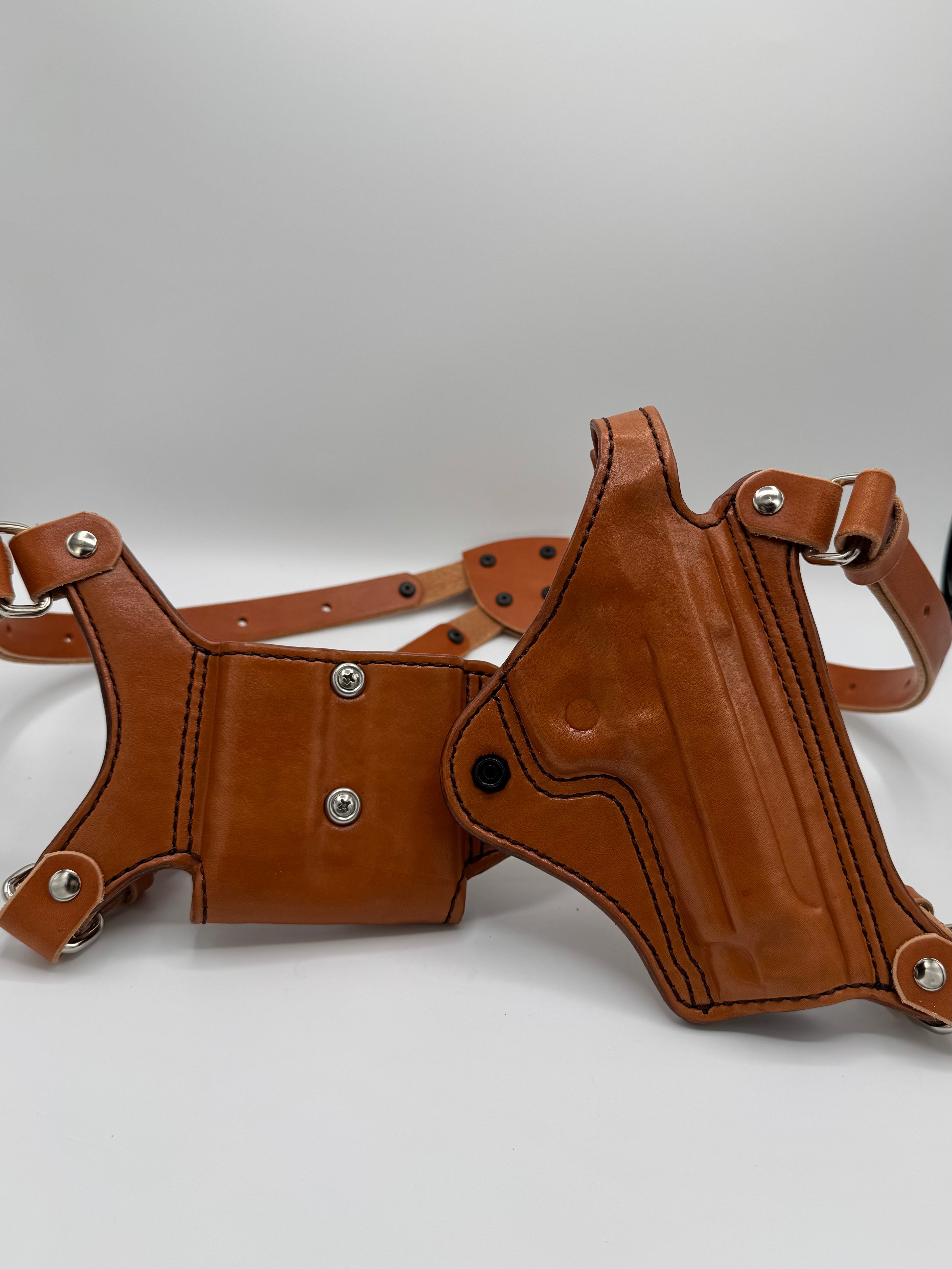 Colt 1911 3" Double Shoulder Holster | Palmetto Leather