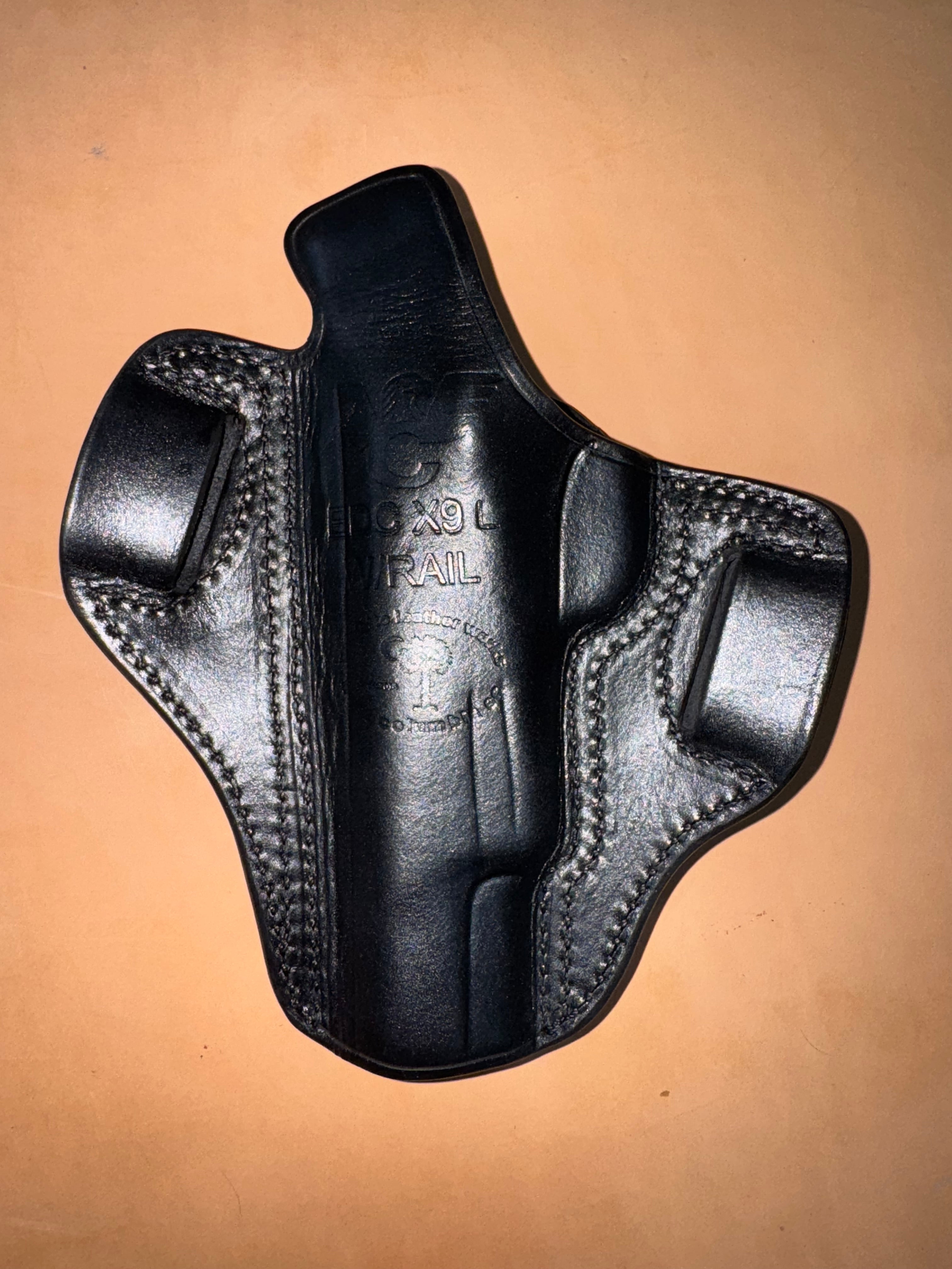 Wilson Combat EDC-X9L with Rail Low Profile Elite Holster | Palmetto Leather