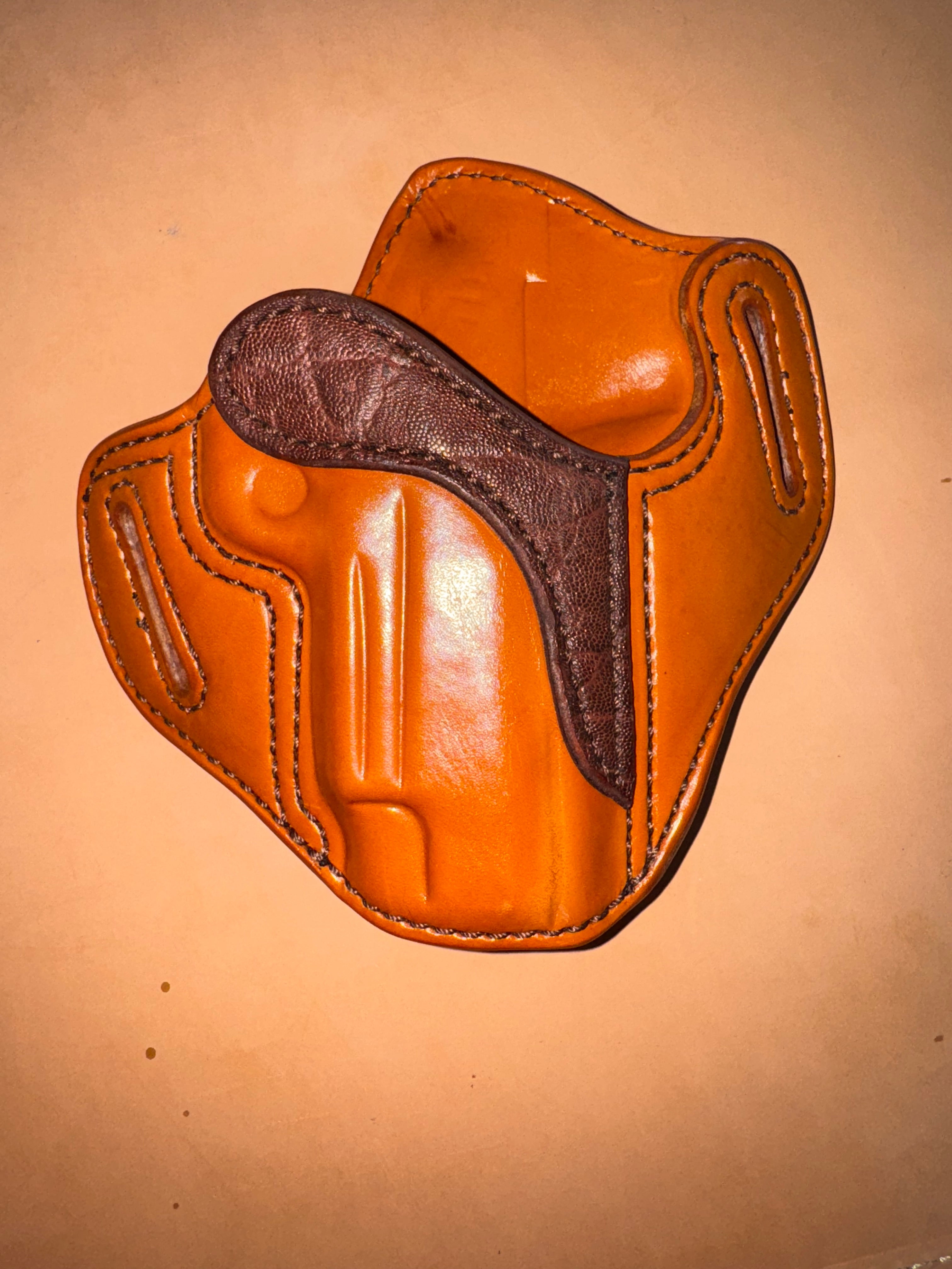 SFX9 with Rail Deluxe Model 3 Holster | Palmetto Leather