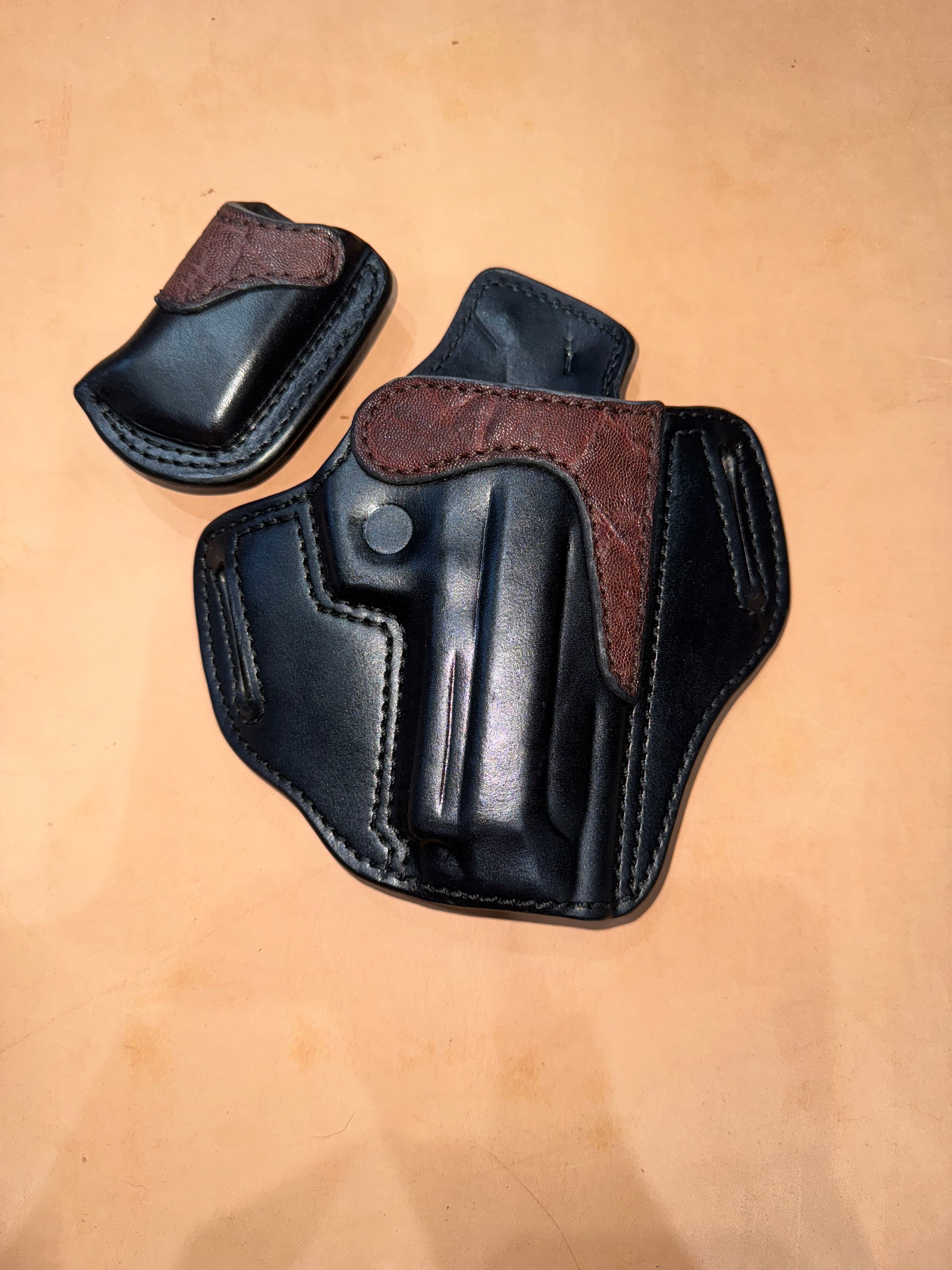 Beretta LTT Compact Model 3 Holster with Magazine Carrier | Palmetto Leather