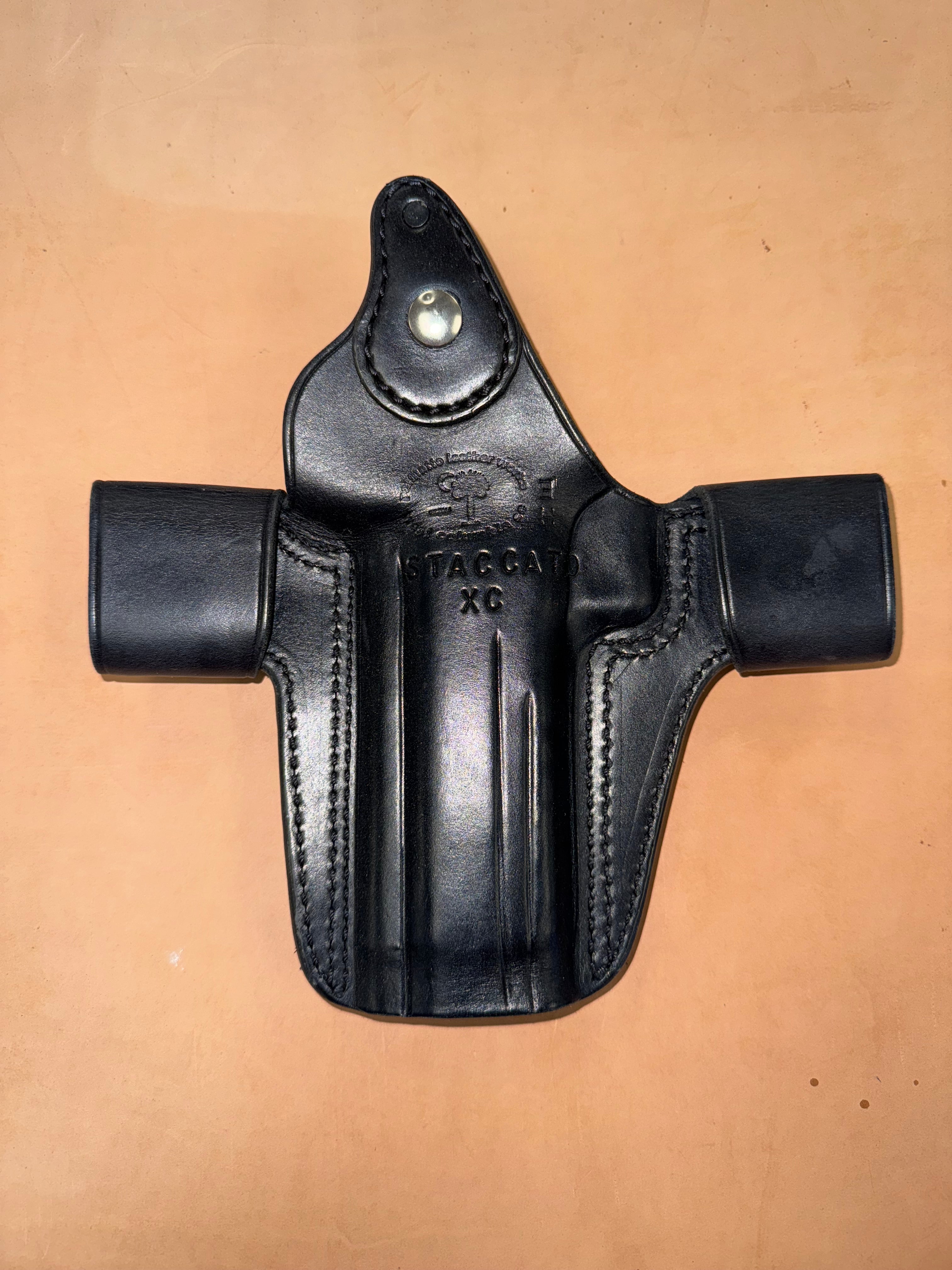 Model 1 Staccato XC Leather Holster with Thumb Break | Palmetto Leather