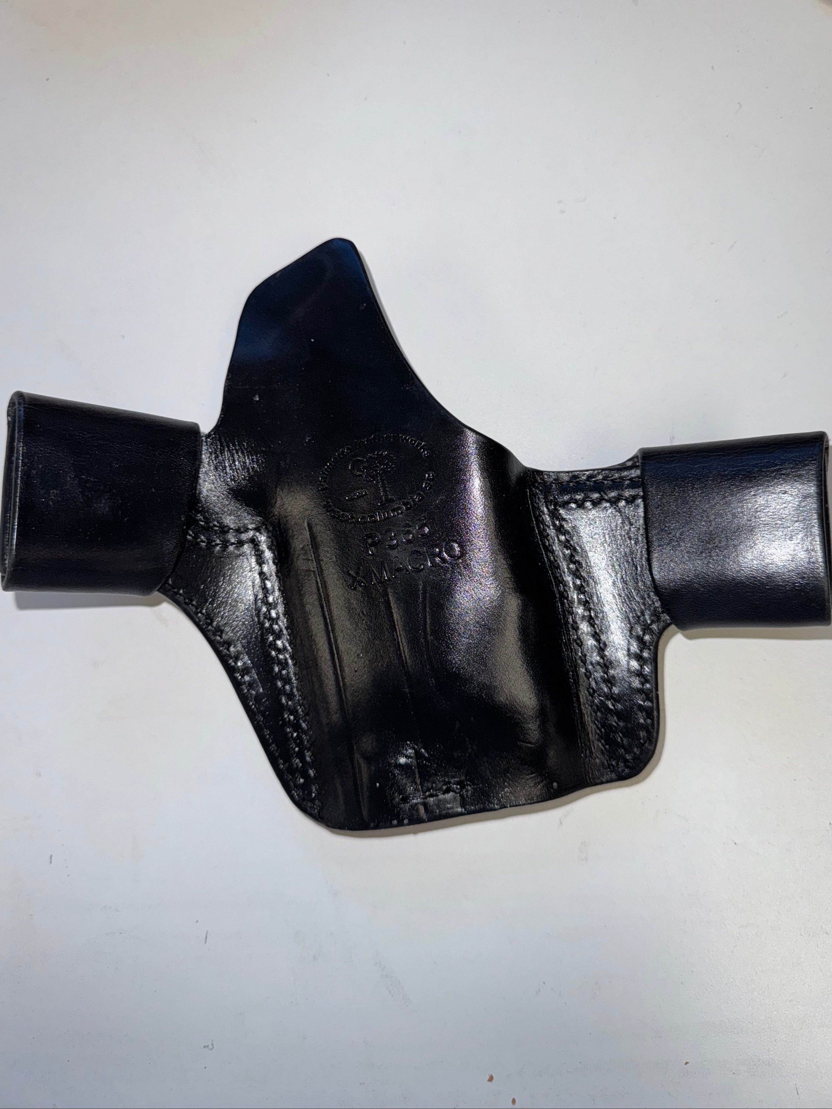 Model 1 Holster for P365 XMacro with Optic and TLR-7 Sub | Palmetto Leather